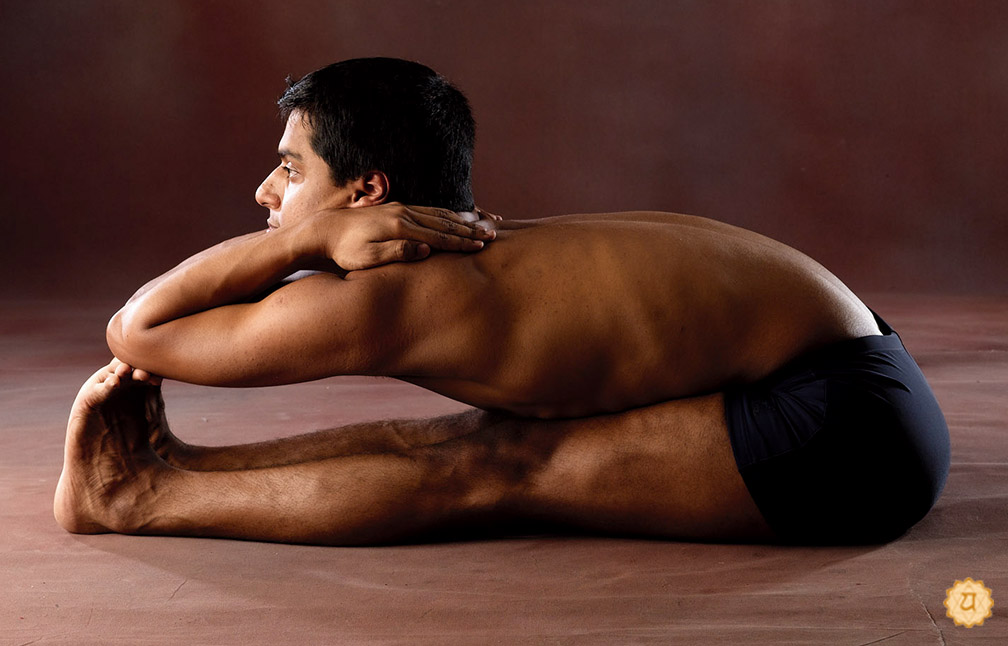 Unsupported Intense Back Stretch Pose